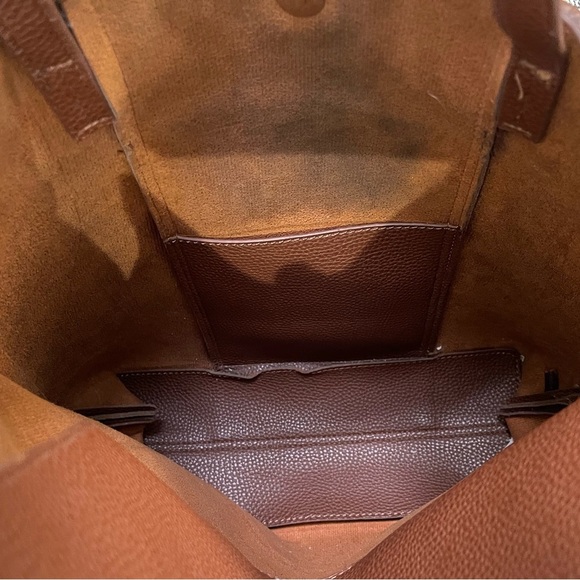 Montana West Brown Leather Tote Spacious Design - Picture 10 of 16